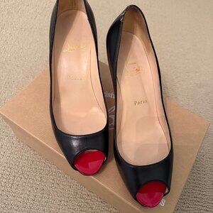 Christian Louboutin Mater Claude Peep Toe Pump